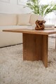 Masuta de cafea, Nordure, Sabin, 119x40x60 cm, PAL, Maro