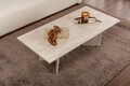 Masuta de cafea, Nordure, Sabin, 119x40x60 cm, PAL, Travertin