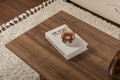 Masuta de cafea, Nordure, Sabin, 119x40x60 cm, PAL, Maro