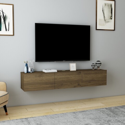 Comoda TV, Dovelle, Denby, 160x29 cm, PAL, Maro