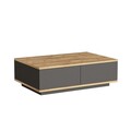 Masuta de cafea, Locelso, FR14-AA, 90x28 cm, PAL, Pin Atlantic / Antracit