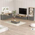 Set mobilier living, Locelso, FR19-AA, PAL, Pin Atlantic / Antracit