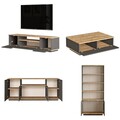 Set mobilier living, Locelso, FR19-AA, PAL, Pin Atlantic / Antracit