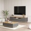 Set mobilier living, Locelso, FR17-AA, PAL, Pin Atlantic / Antracit
