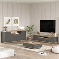 Set mobilier living, Locelso, FR18-AA, PAL, Pin Atlantic / Antracit