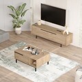 Set mobilier living, Locelso, ON19-S, PAL, Stejar
