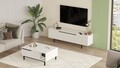 Set mobilier living, Locelso, ON19-W, PAL, Alb