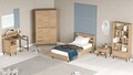 Set dormitor pentru copii, Locelso, ON25-S, PAL, Stejar
