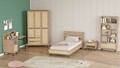 Set dormitor pentru copii, Locelso, ON25-SU, PAL, Stejar