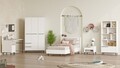 Set dormitor pentru copii, Locelso, ON25-W, PAL, Alb