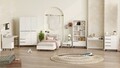 Set dormitor pentru copii, Locelso, ON27-W, PAL, Alb