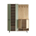 Cuier de perete, Locelso, OS1-SY, PAL, Stejar / Verde