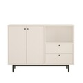 Dulap multifunctional, Locelso, RE2-W, 88x85x35 cm, PAL, Alb