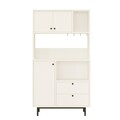 Dulap multifunctional, Locelso, RE3-W, 88x161 cm, PAL, Alb