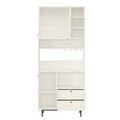 Dulap multifunctional, Locelso, RE6-W, 88x205x35 cm, PAL, Alb