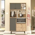 Dulap multifunctional, Locelso, RE3-SA, 88x161 cm, PAL, Stejar / Antracit