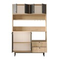 Dulap multifunctional, Locelso, RE5-SA, PAL, Stejar / Antracit