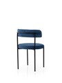 Set scaune 2 piese, Nmobb, Gını, Cadru: 100% FIER, Negru / Albastru închis