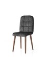 Set scaune 2 piese, Nmobb, Rr-715, PAL, Antracit
