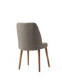 Set scaune 4 piese, Nmobb, Luna, Cadru: 100% FIER, Cappuccino