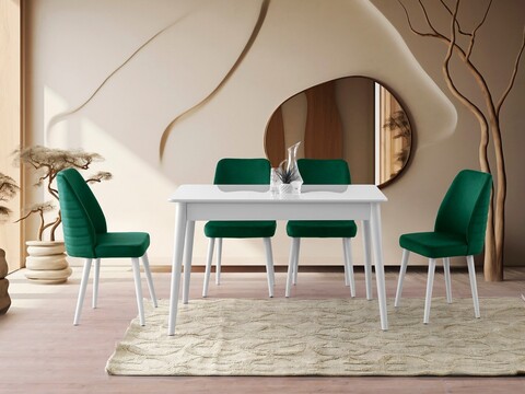 Masa extensibila, Nmobb, Lotus, MDF , Alb