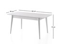 Masa extensibila, Nmobb, Lotus, MDF , Alb