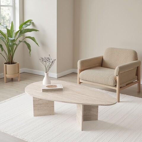 Masuta de cafea, Nmobb, Flap, PAL, Travertin