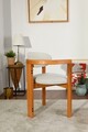 Set scaune 2 piese, Vow Chair, Cheri, Lemn, Crem / Stejar