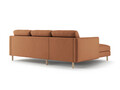 Coltar stanga 3 locuri, Eden, Micadoni, 250x150x90 cm, catifea, miere