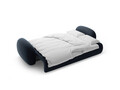 Canapea extensibila 3 locuri, Tonale, Cosmopolitan Design, 262x105x88 cm, tesatura chenille, albastru navy