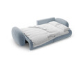 Coltar extensibil reversibil 4 locuri, Tonale, Cosmopolitan Design, 262x149x88 cm, catifea, albastru gri