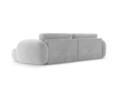 Coltar extensibil reversibil 4 locuri, Tonale, Cosmopolitan Design, 262x149x88 cm, catifea, gri