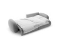 Coltar extensibil reversibil 4 locuri, Tonale, Cosmopolitan Design, 262x149x88 cm, tesatura chenille, gri deschis