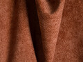 Coltar panoramic extensibil 5 locuri, Tonale, Cosmopolitan Design, 362x149x88 cm, tesatura chenille, caramiziu