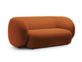 Canapea modulara 2 locuri, Kate, Micadoni, 183x99x76 cm, catifea, teracota