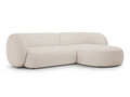 Coltar dreapta 3 locuri, Kate, Micadoni, 285x176x76 cm, tesatura boucle, bej