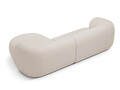 Coltar dreapta 3 locuri, Kate, Micadoni, 285x176x76 cm, tesatura boucle, bej