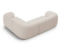 Coltar dreapta 4 locuri, Kate, Micadoni, 252x220x76 cm, tesatura boucle, bej