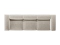 Canapea 4 locuri, Bergamo, Cosmopolitan Design, 364x108x70 cm, tesatura structurata, bej
