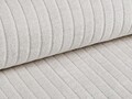 Coltar stanga 3 locuri, Bergamo, Cosmopolitan Design, 304x152x70 cm, catifea chenille raiata, ivoriu