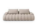 Canapea extensibila 4 locuri, Linz, Cosmopolitan Design, 250x100x84 cm, tesatura structurata, bej sand
