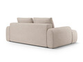 Canapea extensibila 4 locuri, Linz, Cosmopolitan Design, 250x100x84 cm, tesatura structurata, bej sand