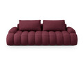 Canapea extensibila 4 locuri, Linz, Cosmopolitan Design, 250x100x84 cm, tesatura structurata, bordo