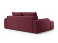 Canapea extensibila 4 locuri, Linz, Cosmopolitan Design, 250x100x84 cm, tesatura structurata, bordo