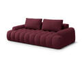 Canapea extensibila 4 locuri, Linz, Cosmopolitan Design, 250x100x84 cm, tesatura structurata, bordo