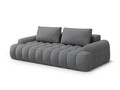 Canapea extensibila 4 locuri, Linz, Cosmopolitan Design, 250x100x84 cm, tesatura structurata, gri