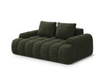 Canapea 2 locuri, Linz, Cosmopolitan Design, 175x100x84 cm, catifea, verde