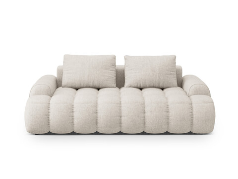 Canapea 3 locuri, Linz, Cosmopolitan Design, 200x100x84 cm, tesatura structurata, bej
