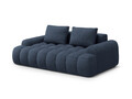 Canapea 3 locuri, Linz, Cosmopolitan Design, 200x100x84 cm, tesatura structurata, albastru inchis