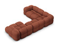Coltar panoramic stanga 5 locuri, Loretto, Cosmopolitan Design, 345x250x68 cm, tesatura structurata, corai